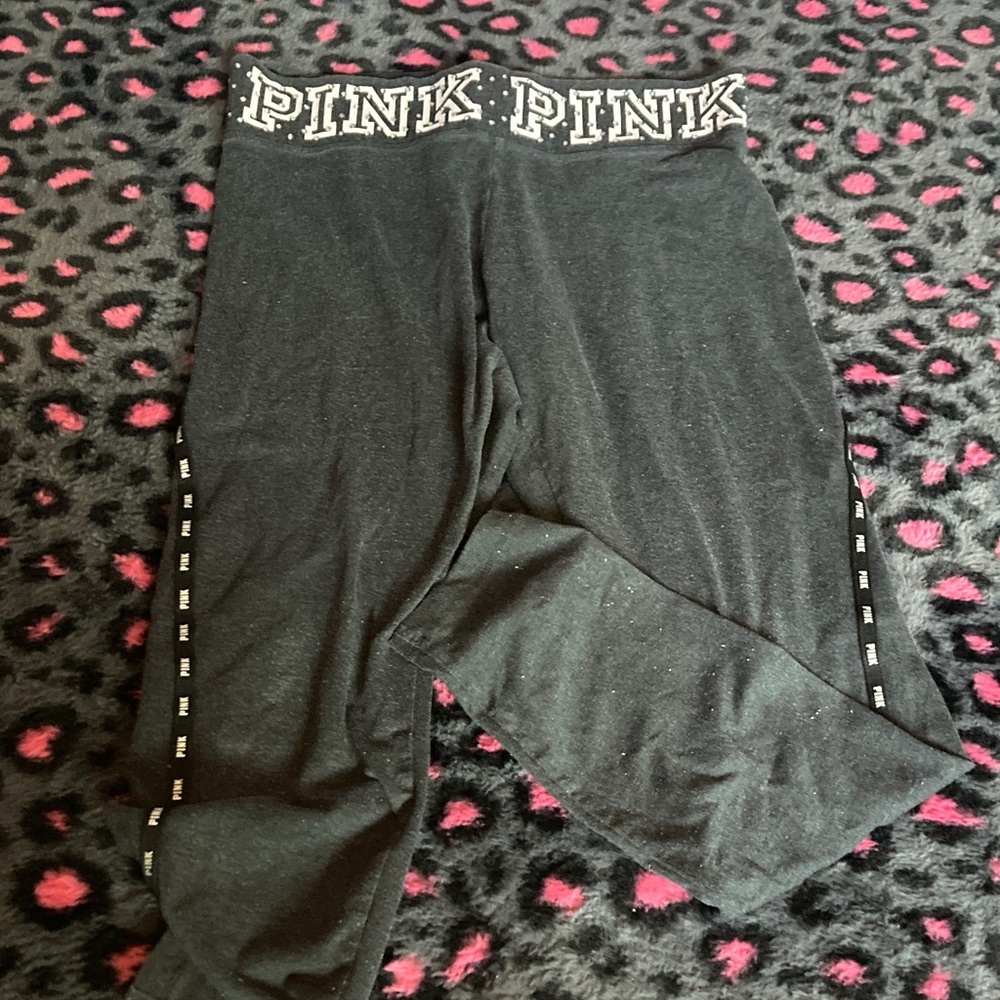 PINK Victoria's Secret Charcoal Leggings